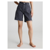 Černé dámské džínové kraťasy Calvin Klein Jeans Mom Short