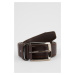 DEFACTO Men's Rectangular Buckle Leather Look Belt