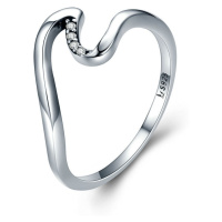 Stříbrný prsteny s třepivými zirkony