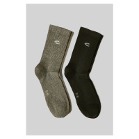 Ponožky camel active camel men ribsocks mouliné 2er hnědá