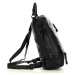 Dámský kožený batoh Mazzini MM78 černý