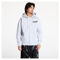 Mikina PLEASURES Staff Zip Hoodie Heather Grey