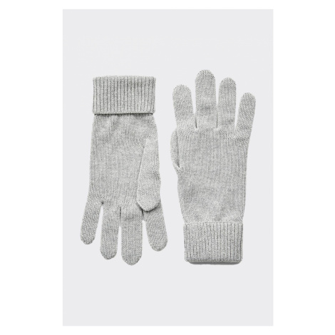 Tommy Hilfiger rukavice s kašmírem dámské - šedá