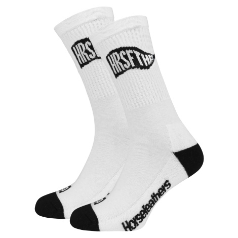 Ponožky Horsefeathers BOWL SOCKS bílá