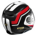 Moto helma Nolan N100-5 Plus Anniversary N-Com P/J Metal Black
