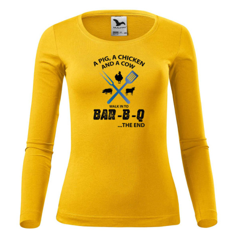 DOBRÝ TRIKO Dámské bavlněné triko BAR-B-Q