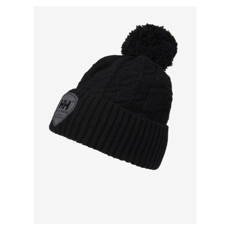 Černá dámská čepice z merino vlny HELLY HANSEN W HOD BEANIE 2.0 - Dámské