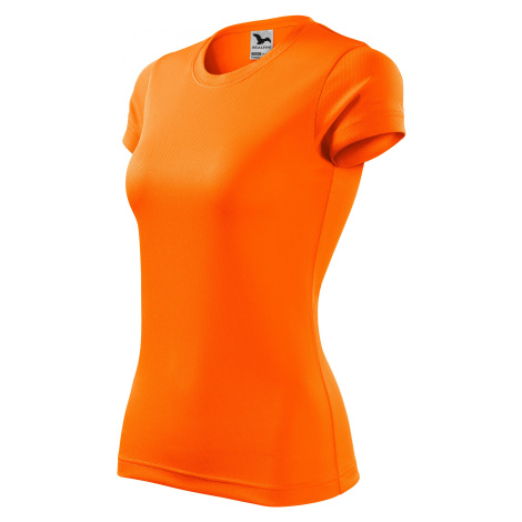 Dámské sportovní tričko, neonová oranžová