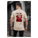 Madmext Men's Beige Printed T-Shirt 5383