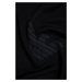 Šála Emporio Armani pánská, černá barva, s potiskem