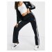 Adidas Originals adicolor three stripe logo straight fit track pants in black