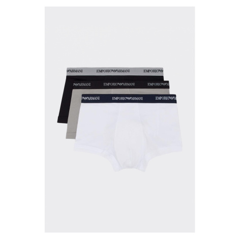 Emporio Armani Underwear Emporio Armani Boxerky 3-balení -bílá, černá, šedá