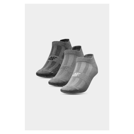 4F Dámské tréninkové ponožky 3-BACK šedé Kesi