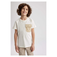 DEFACTO Boy Regular Fit Crew Neck Short Sleeved T-Shirt