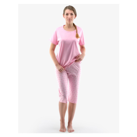 Dámské 3/4 pyžamo s potiskem 19140P - cukrová, fruktóza