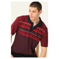 T0721 DEWBBERY MEN'S T-SHIRT-BURGUNDY