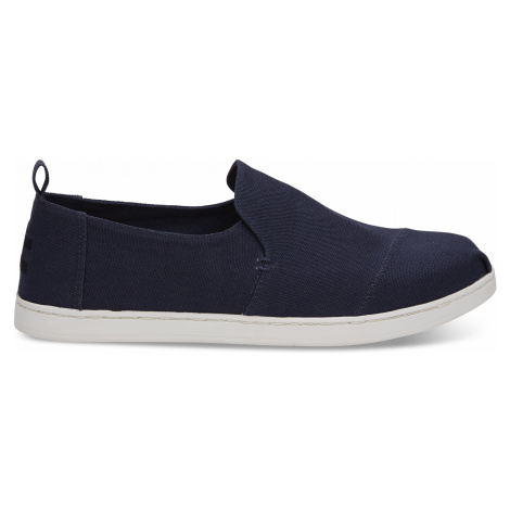 NAVY CANVAS MN DALP SLIPON