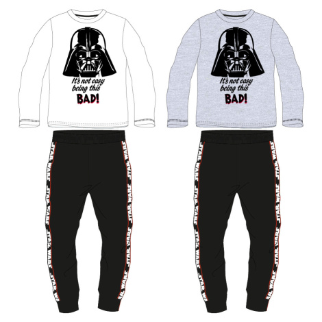 Star-Wars licence Chlapecké pyžamo - Star Wars 52049850, šedý melír / černá Barva: Šedá