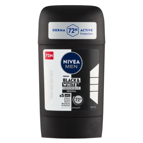 NIVEA - NIVEA MEN Tuhý AP B&W Invisible Original Deodoranty 50 ml male