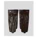 Rukavice karl lagerfeld k/saddle glove hnědá