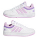 Dívčí rekreační obuv ADIDAS Hoops 3.0 cloud white core black violet fusion