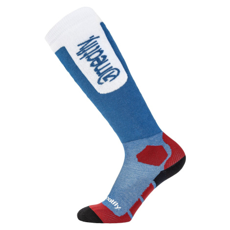 Meatfly sNB & SKI ponožky Leeway Slate Blue | Modrá