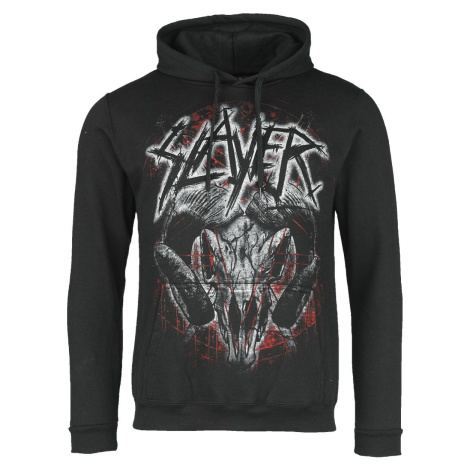 Slayer Mongo Logo Mikina s kapucí černá