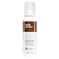 Milk Shake Colour Whipped Cream tónovací pěna pro všechny typy vlasů Warm Brunette 100 ml