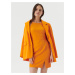 Sinsay - Mini šaty na ramínka - Oranžová