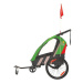 Trailblazer dětský kombinovaný vozík za kolo + kočárek pro 2 děti - zelený