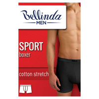 BMEN delší nohavička Sport Bellinda boxerky bavlna -BU858445 černá
