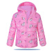 Dívčí bunda podzimní/ zimní- KUGO KM9923, růžová Barva: Růžová