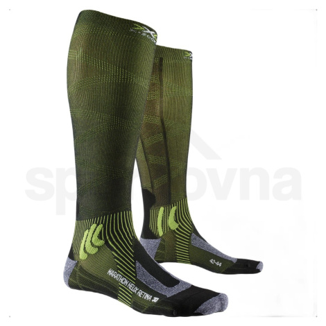 Ponožky X-Bionic Marathon Helix Retina 4.0 U - zelená /47