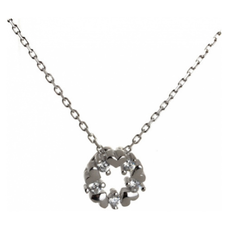 Dámský stříbrný náhrdelník AGS404/45F Beneto