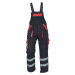 Cerva Max Winter Rflx Pánské zimní pracovní kalhoty s laclem 03020310 černá/červená