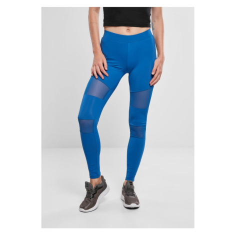 Ladies Tech Mesh Leggings - sporty blue Urban Classics