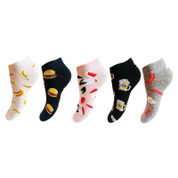 Dámské kotníkové ponožky Aura.Via - NDC5921, mix barev Barva: Mix barev