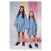 Dětské riflové šaty Coccodrillo mini, oversize