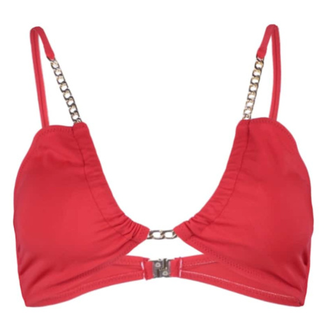 Trendyol Red Chain Accessory Bikini Top