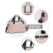 Konofactory Růžová příruční taška do letadla "Pack" - S (25l)
