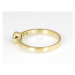Prsten ze žlutého zlata s brilianty BP0096F + DÁREK ZDARMA