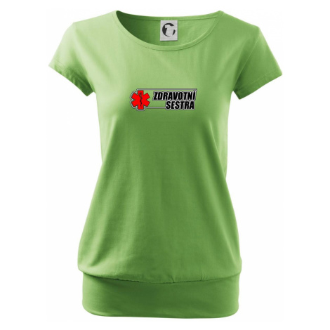 Zdravotní sestra - kříž - Volné triko city
