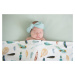 Snuggle Hunny Kids Bavlněná zavinovačka / šátek s čepičkou set Dreamweaver