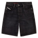 Šortky diesel regular-short shorts černá