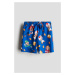H & M - Natahovací šortky's potiskem - modrá