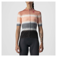 CASTELLI Cyklistický dres s krátkým rukávem - DOLCE LADY - černá/šedá/růžová