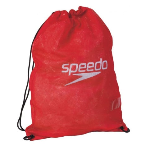 Vak na plavecké pomůcky speedo mesh bag červená