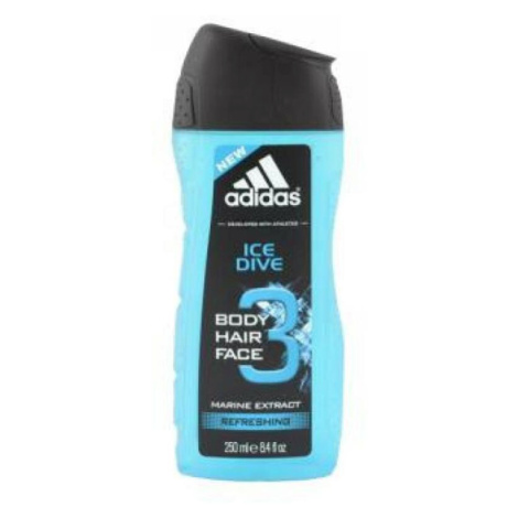 Adidas Ice Dive sprchový gel 3v1 250 ml