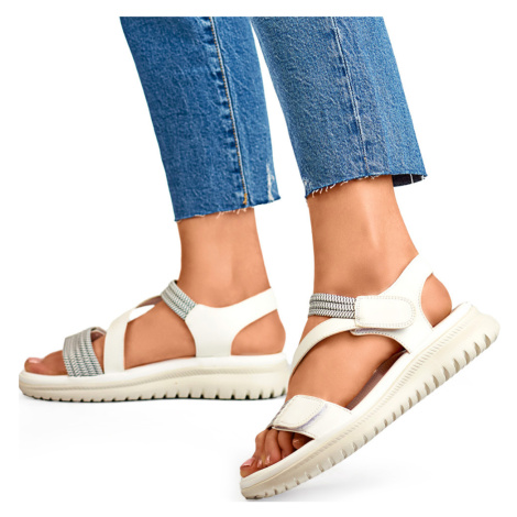 Pohodlné dámské sandály s gumičkou na suchý zip Primo