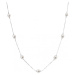 Evolution Group Stříbrný náhrdelník s 7 pravými perlami Pavona 22016.1